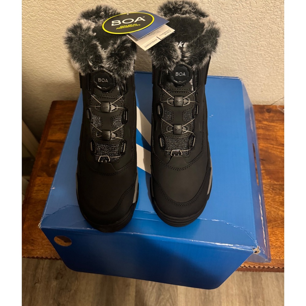 Korkers Snowmageddon Winter Boots Womens 10 Black Waterproof Gorpcore Outdoor